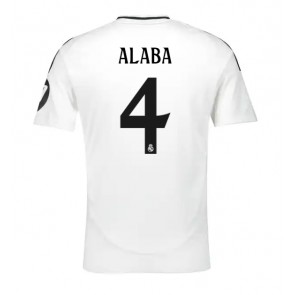 Billiga Real Madrid David Alaba #4 Hemmatröja 2024-25 Kortärmad